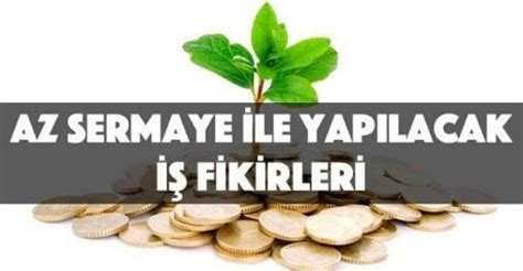 Düşük Yatırımla İş Fikirleri